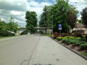 CZT bus stop Auschwitz 2