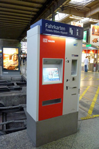 DB ticket machine