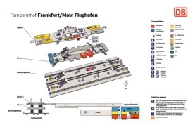 Frankfurt Airport Train Station Map Frankfurt airport long distance train station
