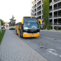 SA bus stop Nuremberg Airport 1