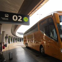SA bus stop vienna airport 2