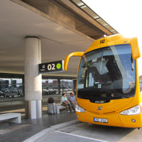 SA bus stop vienna airport 3