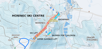 Moninec ski center