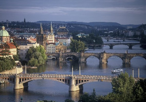 La rivière Vltava - Prague